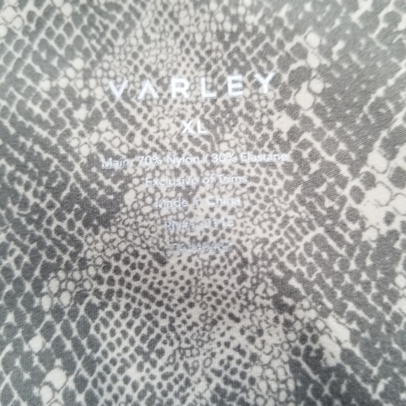 VARLEY Luna snakeskin print leggings size XL - Picture 6 of 8